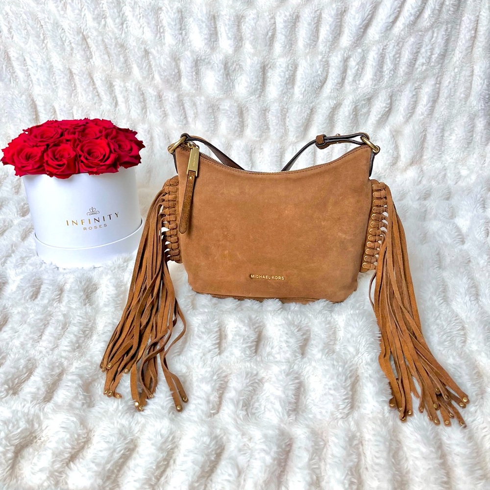 Michael Kors Suede Fringe Bag